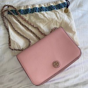 Tory Burch pink bag NEVER USED